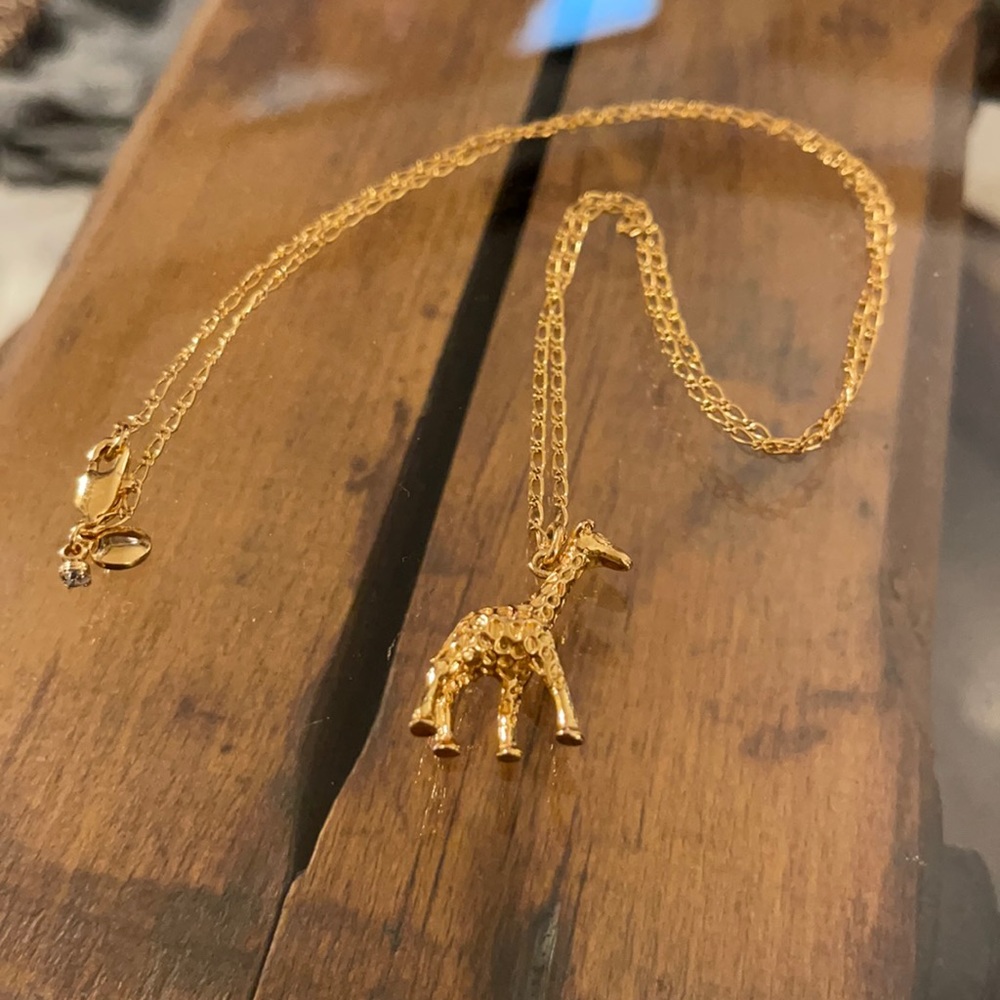 J Crew Giraffe Necklace